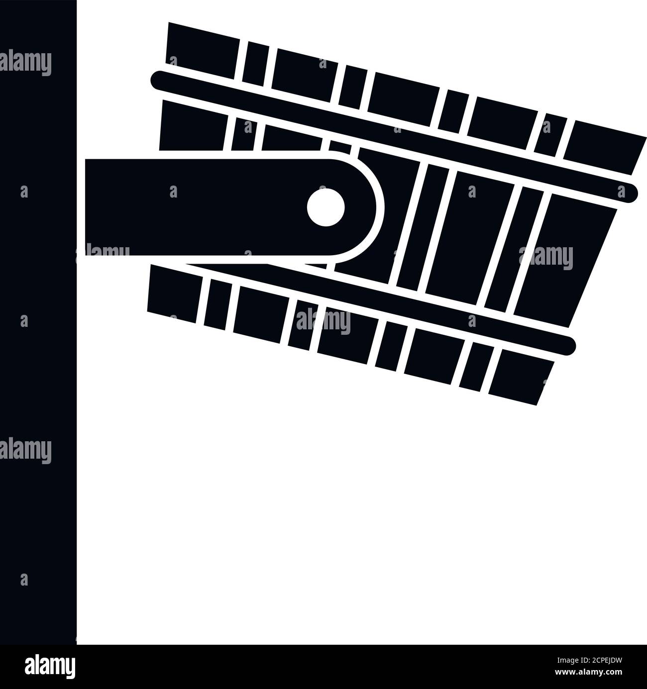 Symbol für Saunawasser-Eimer. Einfache Illustration von Sauna Wasser Eimer Vektor-Symbol für Web-Design isoliert auf weißem Hintergrund Stock Vektor