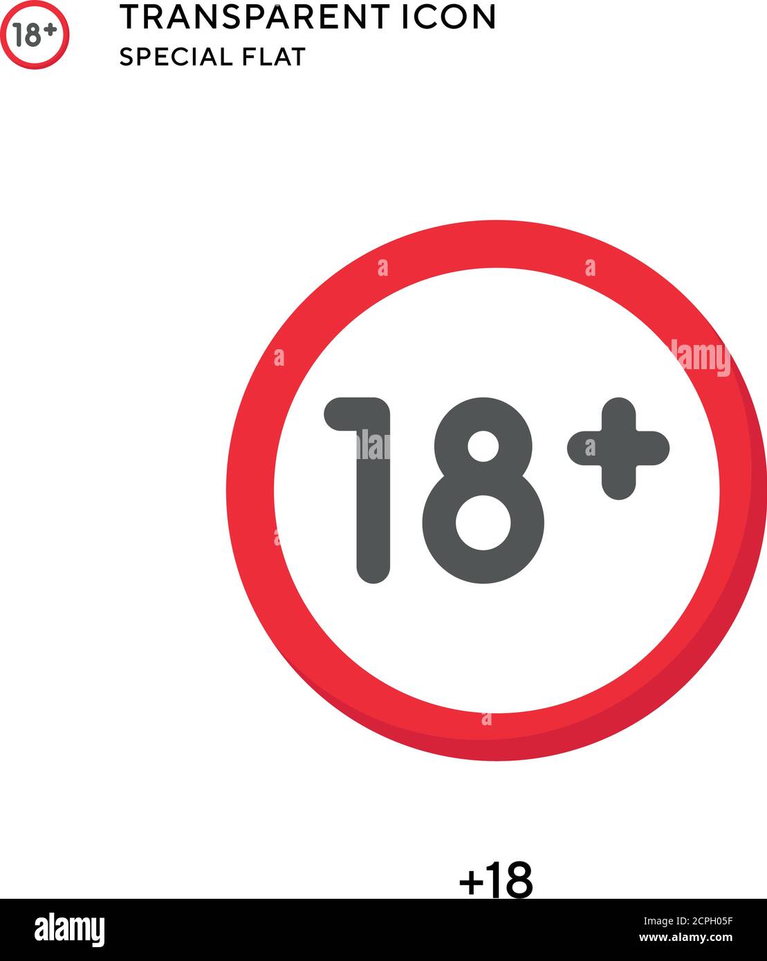 18 jahre geburtstag logo kaufen Alamy