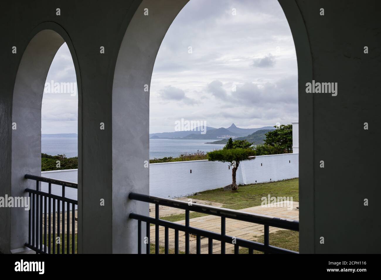 Leuchtturm Eluanbi - eines der acht Wahrzeichen Taiwans Stockfoto