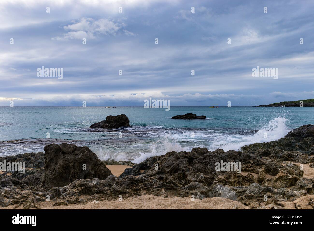 White Sand Bay, Baisha Stockfoto