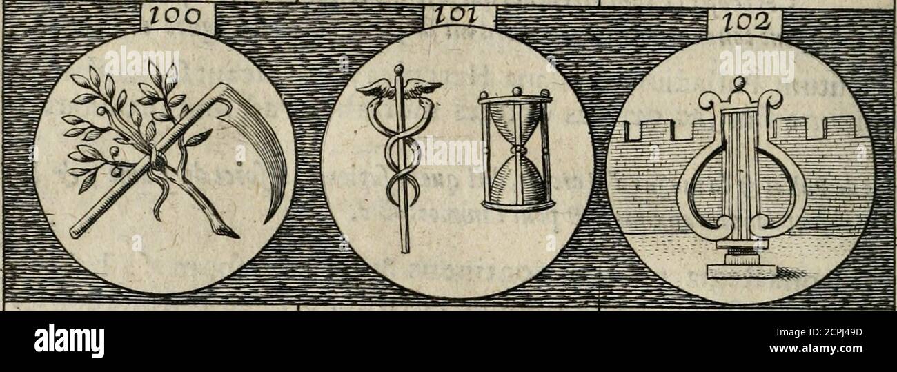 . Emblemata, sive, Symbola a principibus, viris eeclesiasticis [sic] ac militaribus aliisque vsurpanda : Deuises ou emblemes pour Princes, gens d'Eglise, gens de guerre, & aultres . E,enfeignent qne Itsrichcjjessfont aVaUA»tiiituxvn perpetudtoricimitin^ 116. Doftaratiofolametum ac pauorm fuperarepotcft,infinuar hoclepus mortuus & frsenum libro fuperpofitum. La feule raifenpeuttjurmontei la peur & UcramteiCtcjdeclArelle tieuremort, &la hride couronnee, 117. Opes &:pecuniaplcrumoue potiblima bclli ac conrentionis ca««fa r?nr,quod dcclarantloculicircumdeufl Stockfoto