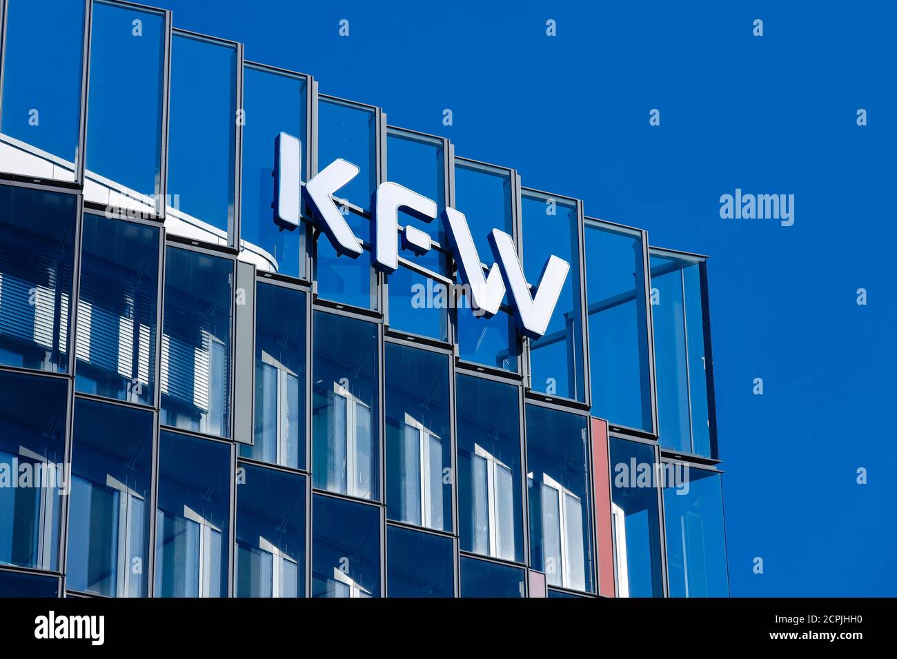 KFW Bank, Kreditanstalt für Wiederaufbau, Frankfurt am Main, Hessen, Deutschland Stockfoto