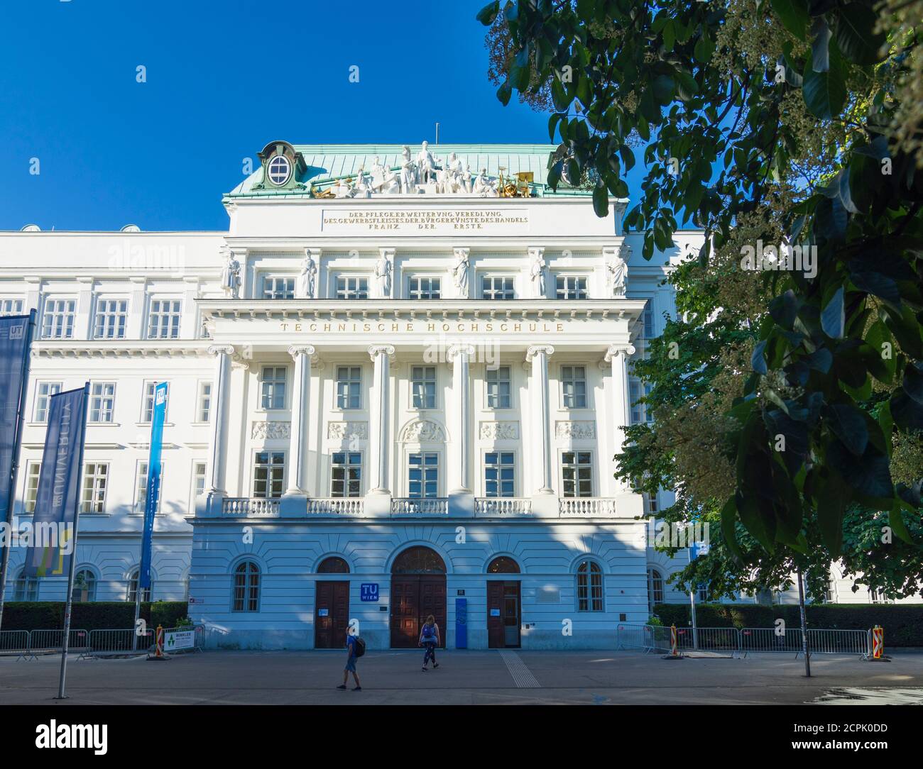 Wien / Vienna, Technische Universität TU Wien Hauptgebäude im Jahr 01.  Altstadt, Österreich Stockfotografie - Alamy