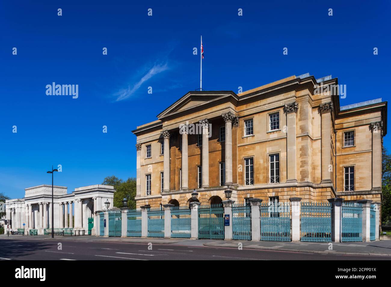 England, London, Westminster, Kensington und Chelsea, Knightsbridge, Hyde Park Corner, Piccadilly, Aspley House, Heimat des Duke of Wellington Stockfoto