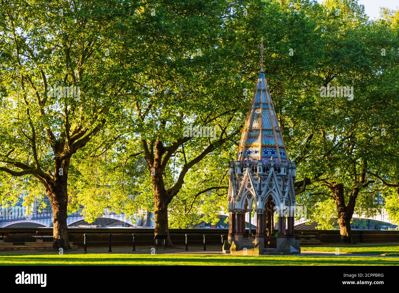 England, London, Westminster, Victoria Tower Gardens, Anti-Slavery Memorial Stockfoto