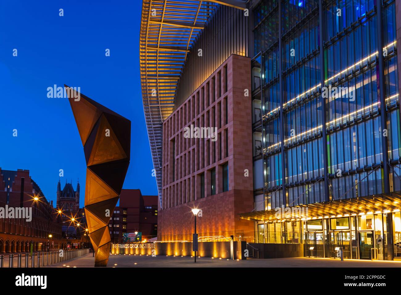 England, London, Kings Cross, das Francis Crick Institute of Bio-Medical Research Stockfoto