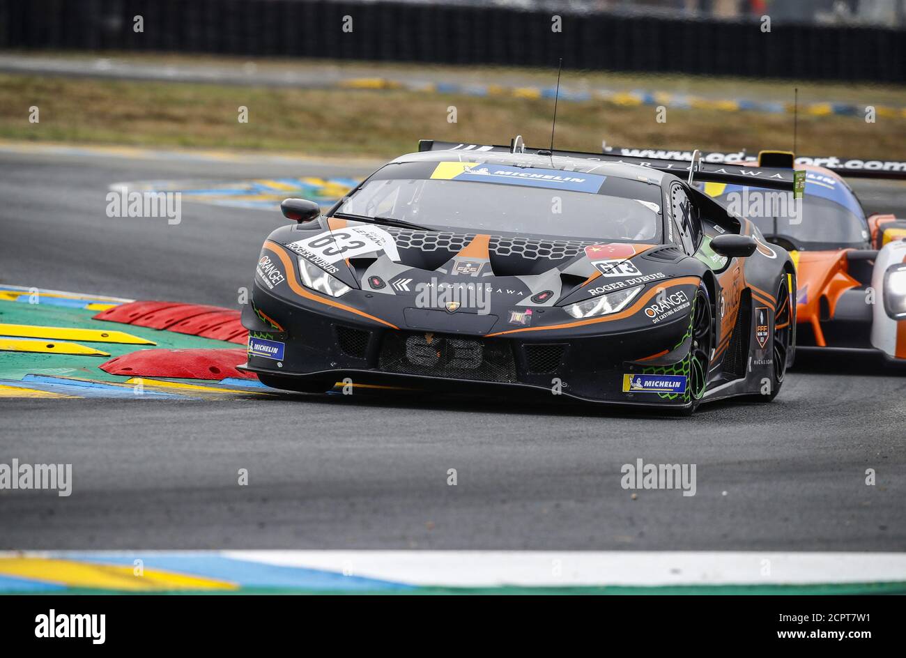 Le Mans, Frankreich. September 2020. 63 Caldarelli Andrea (mco), Hamaguchi Hiroshi (jpn), Kessel Racing, Ferrari 488 GT3, Aktion während der 2020 Road to Le Mans, 4. Runde des 2020 Michelin Le Mans Cup auf dem Circuit des 24 Heures du Mans, vom 18. Bis 19. September 2020 in Le Mans, Frankreich - Photo Xavi Bonilla / DPPI Credit: LM/DPPI/Xavi Bonilla/Alamy Live News Stockfoto