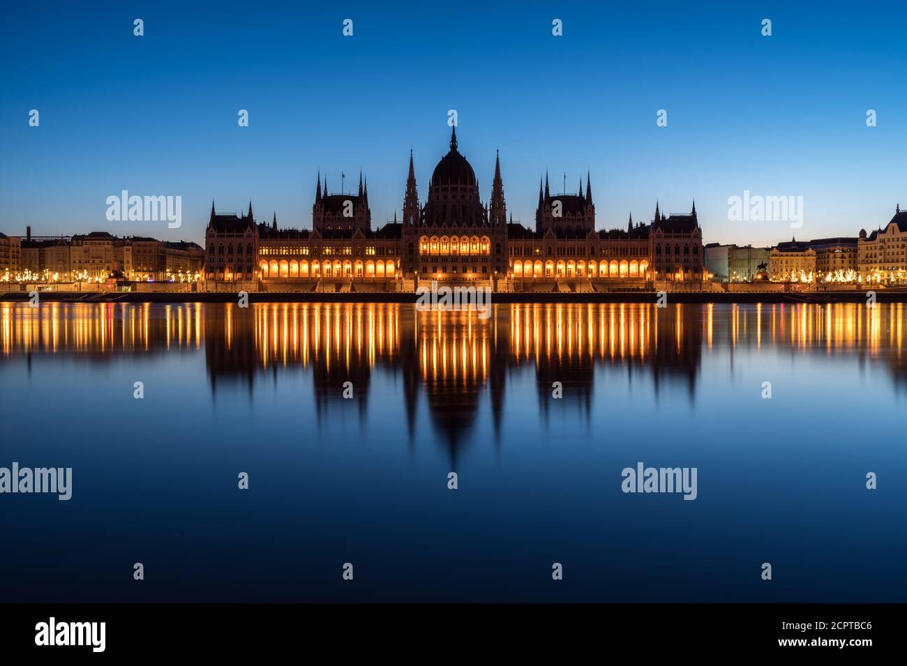 Ungarn, Budapest, Parlament Stockfoto