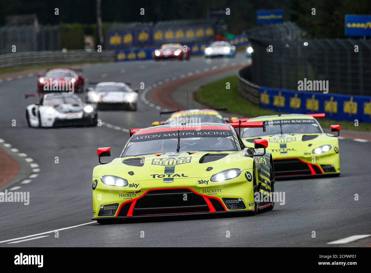 Le Mans, Frankreich. September 2020. 95 Sorensen Marco (dnk), Thiim Nicki (dnk), Westbrook Richard (gbr), Total, Aston Martin Racing, Aston Martin Vantage AMR, Aktion während der 2020 24 Stunden von Le Mans, 7. Lauf der FIA-Langstrecken-Weltmeisterschaft 2019-20 auf dem Circuit des 24 Heures du Mans, vom 16. Bis 20. September, 2020 in Le Mans, Frankreich - Foto Thomas Fenetre / DPPI Credit: LM/DPPI/Thomas Fenetre/Alamy Live News Stockfoto