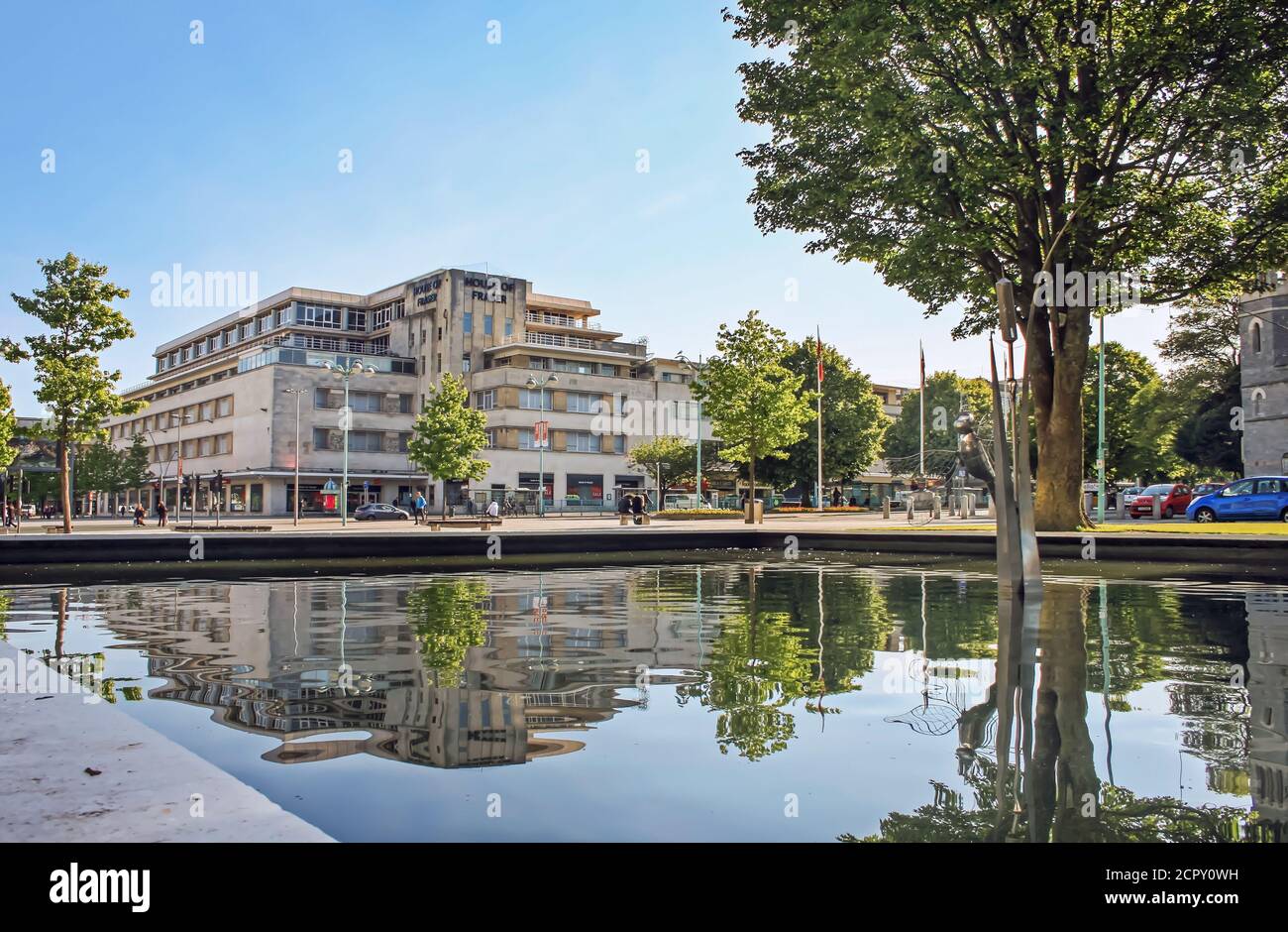 Das Geschäft House of Fraser in Plymouth soll davon profitieren Aus einem Pool von fast £2 Millionen (£1,994,638) vergeben Plymouth als Teil einer nationalen Hochstraße Stockfoto
