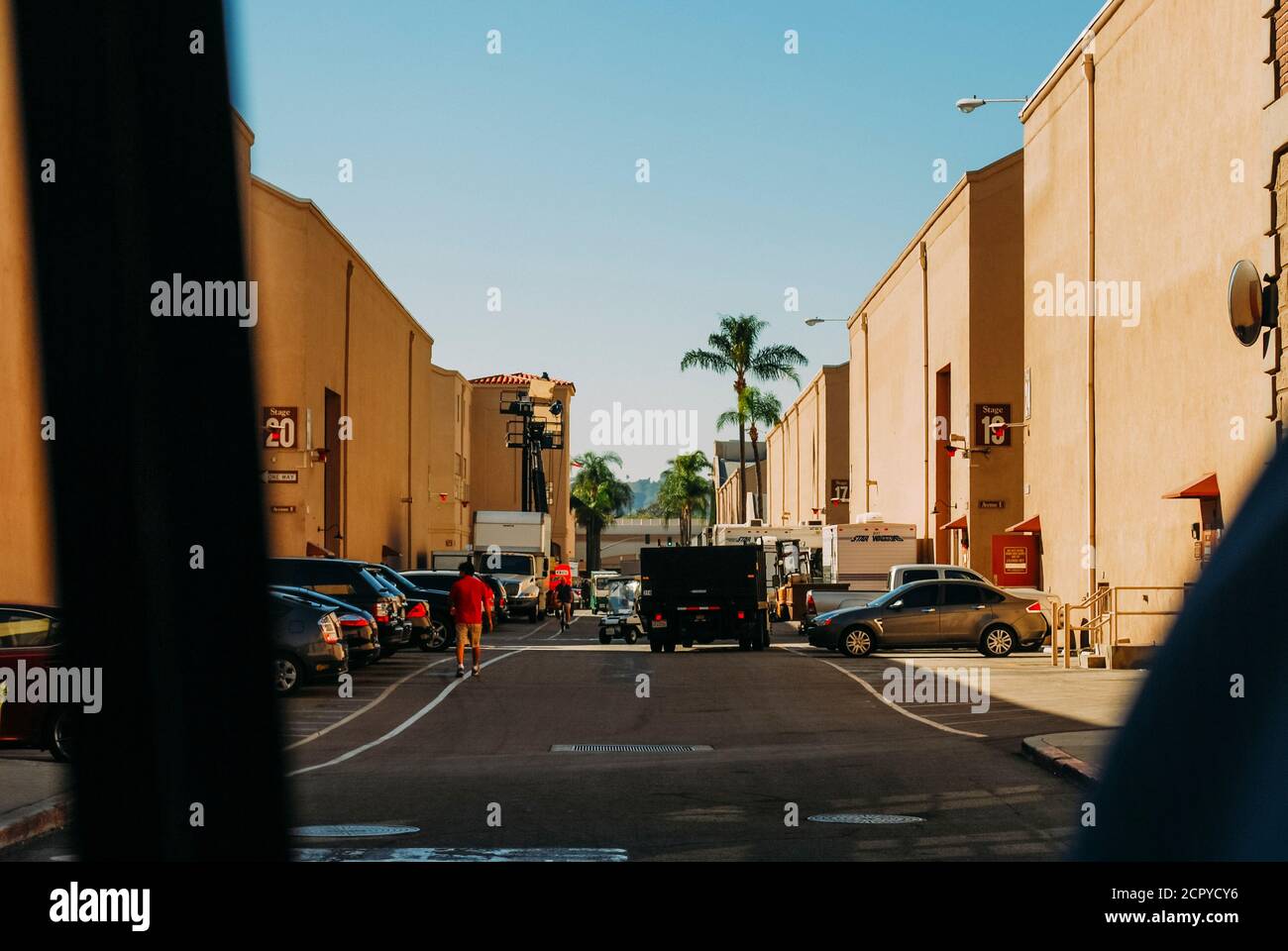 USA, Kalifornien, Los Angeles, Studiosäle in den Warner Brothers Studios Stockfoto