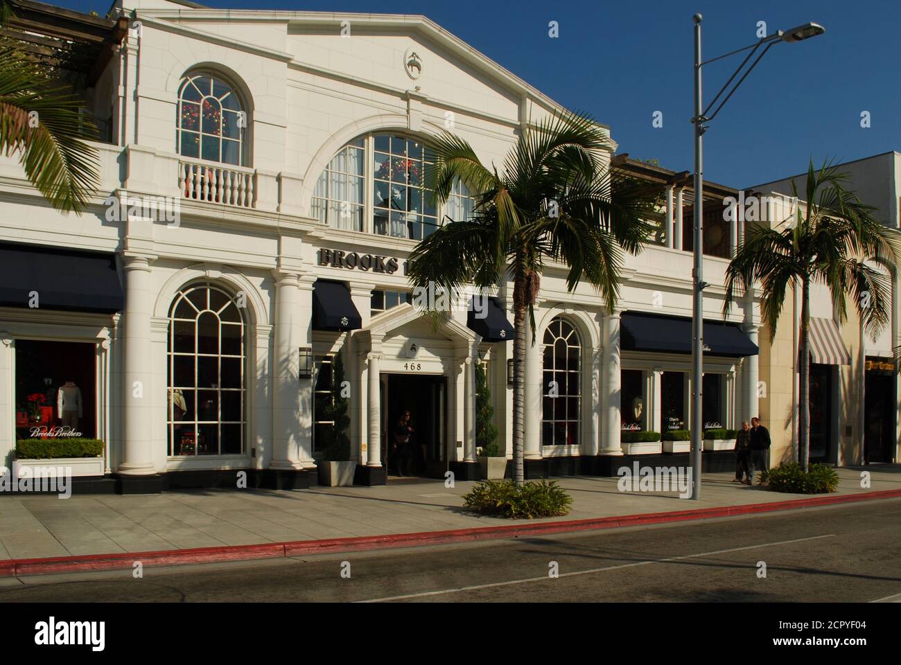 USA, Kalifornien, Los Angeles, 'Brooks Brothers' Boutique am berühmten Rodeo Drive Stockfoto