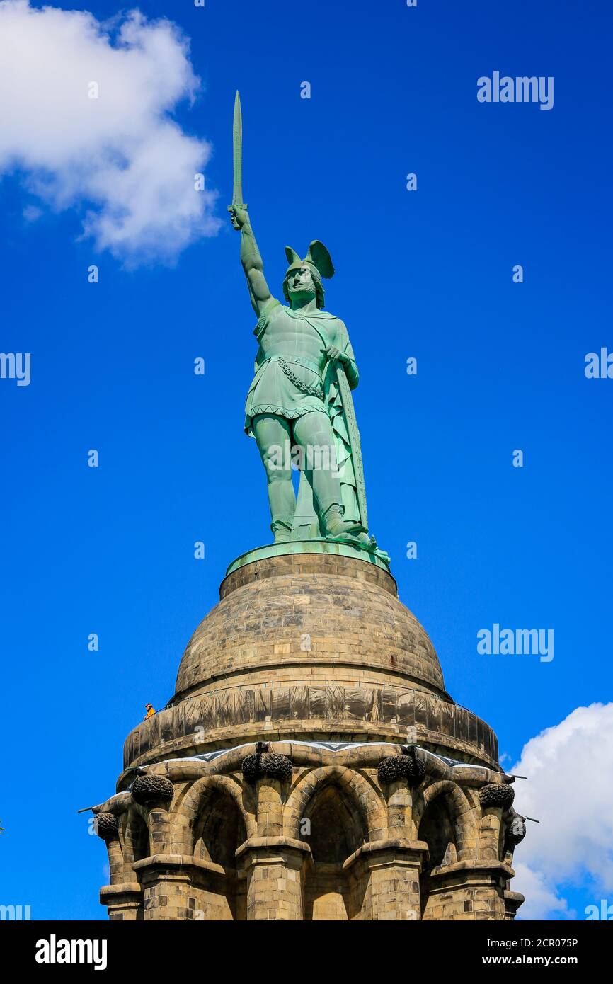 Hermannsdenkmal, Teutoburger Wald, Detmold, Nordrhein-Westfalen, Deutschland Stockfoto