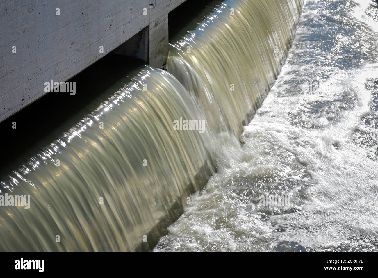 Abwasserbehandlung, Primärklärer, Kläranlage, Deutschland, Europa Stockfoto