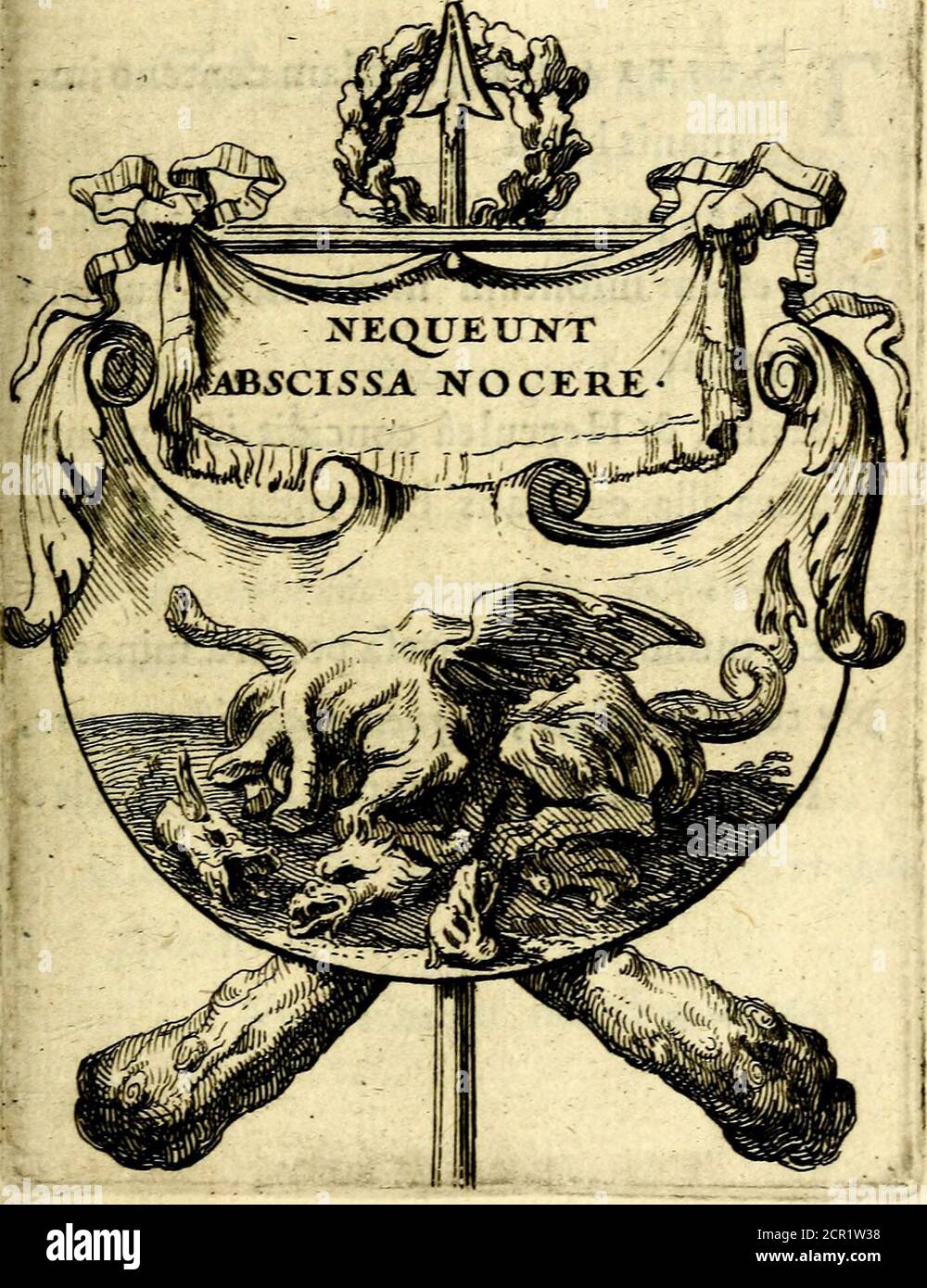 . Le triomphe de la Religion sous Louis le Grand : représenté par des incriptions & des devises : avec une exprication en vers latins & françois . eris débita templa manu. De la Religion. Y i Il ABBAT DUNE PART 3 IL ELEVED E LA II TRE, CTEL que ï Aftre du jour du haut de fa carrière,De la neige quil Fond 3 élève des vapeurs,Quand après les frimas fa plus vive lumièreRamène les beaux jours & la fifon des Fleurs :Lorfque Louis détruit £ une main van* gerefides Temples que le Ciel a toujours déte- ftez,,De Cette même main nous le voyons qui drejfedes autels ou nos vœux peuvent eftre écoutez* c i Stockfoto