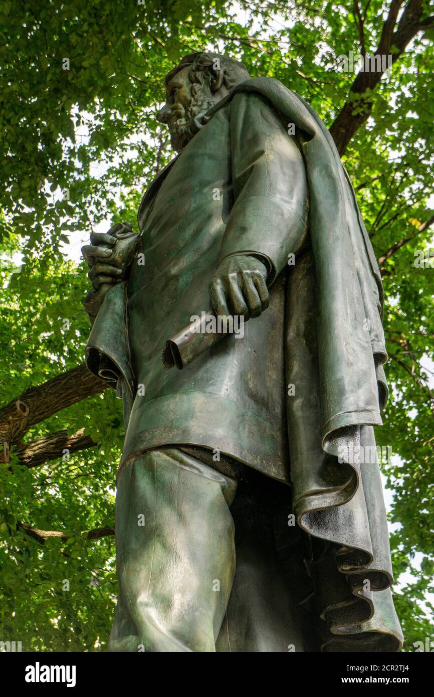 Abraham Lincoln Statue in Union Square, New York City, New York, USA Stockfoto