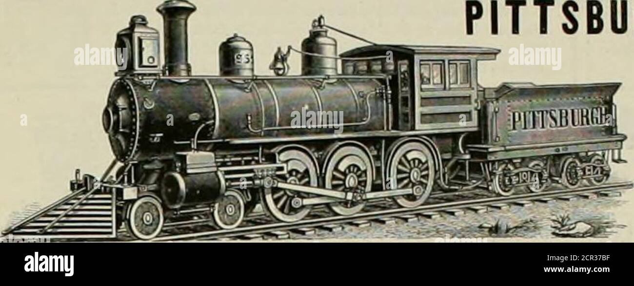 . Der Lokomotivingenieur . BALDWIN LOKOMOTIVE ARBEITET. IBJT gegründet. JAHRESKAPAZITÄT 650 LOKOMOTIVE EIMCIMES, atltM hf Kt«ATN oder fomprcrt Tor Straße RaUnijs. ttc ;■ BDRHHAM, PMY, WlLLllMS & CO., Eigentümer, PHIUDELPHll, Pa.. PITTSBURGH LOKOMOTIVFABRIK, PITTSBURGH, PA. LOKOMOTIVE für breite oder schmale Gau^e Straßen. ^^^m^r^^^ TANKS, LOKOMOTIVEN ODER STATIONÄRE KESSEL ^ Syracuse Tube Co. T ROSS BlGOlilOII K^ ^^^^^ftla, I ■^U. ^^ ^^^ HEIZUNG. Stockfoto