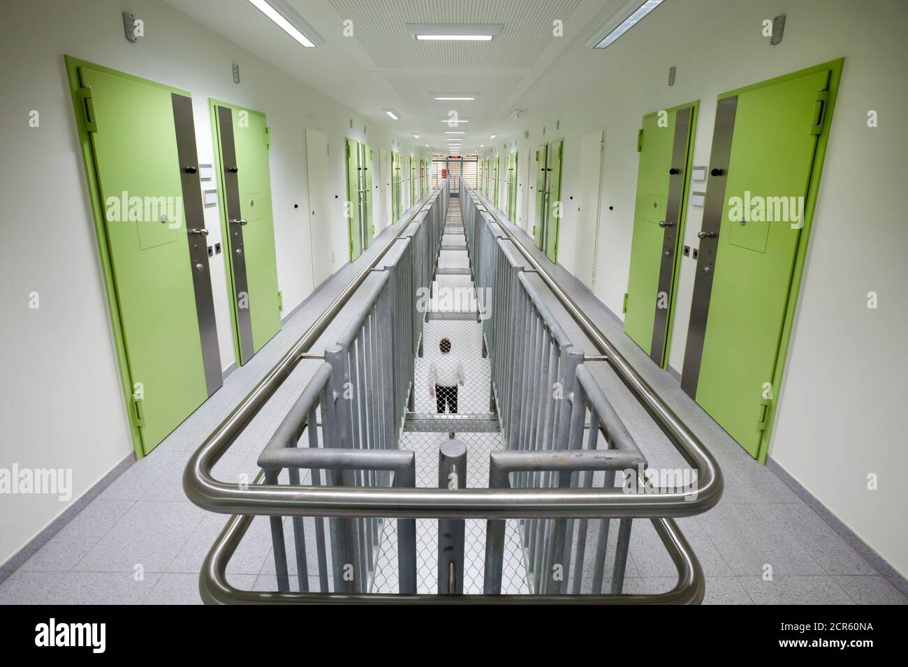 Gefängnis, Strafanstalt, Düsseldorf, Nordrhein-Westfalen, Deutschland Stockfoto