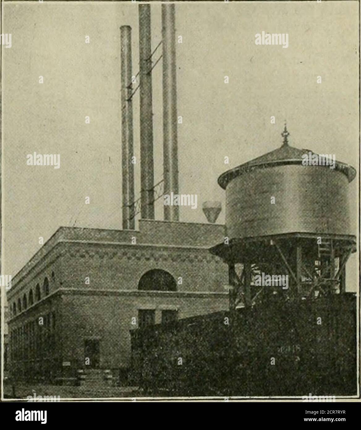 . Amerikanischer Ingenieur und Eisenbahn Zeitschrift . West End of Boiler, Machine and Erecting Shops.Locomotive and Car Shops, Collinwood, Ohio. - Lake Shore & Michigan Southern Railway octobeb, 1902. AMERICAN ENGINEER AND RAILROAD JOURNAL. 301 1 . [Ill j-r^r1 i : ifi f firtf if Llill ■■»i 1 ? 1 1 Rit. Nordöstliche Ecke des Boiler Shop, zeigt Nietturm. West End des Power House. Stockfoto