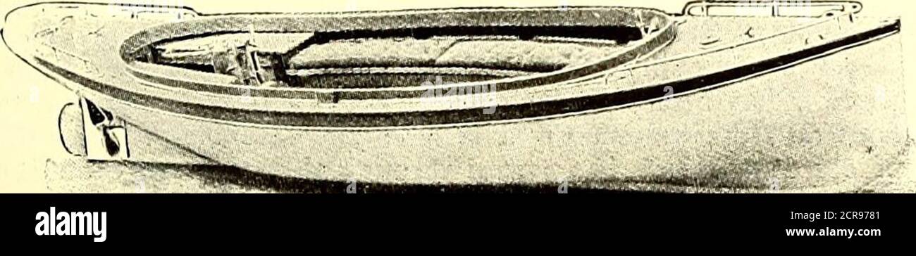 . Die Straßenbahnzeitschrift . ment als eine Reihe von ordentlich, starken openstarts. Es ist jenseits der Frage bewiesen worden, dass die Patronin solcher Resorts Vorteil 01 eine Bootsfahrt nehmen, wenn keine andere Form der Unterhaltung ihre Aufmerksamkeit erregen wird. Die Anzahl der Starts und der Preis, der dafür gezahlt werden muss, hängt natürlich ganz von den örtlichen Gegebenheiten ab. Eine der besten Arten von Vergnügen startet, und zur gleichen zeit eine der am wenigsten teuer, ist das Benzin oder Naphtha Boote, für die C. B. Sterling & Co., 120 Liberty Street, New yoik, sind die Agenten. Die Boote, die von dieser Sorge behandelt werden, werden gemacht Stockfoto