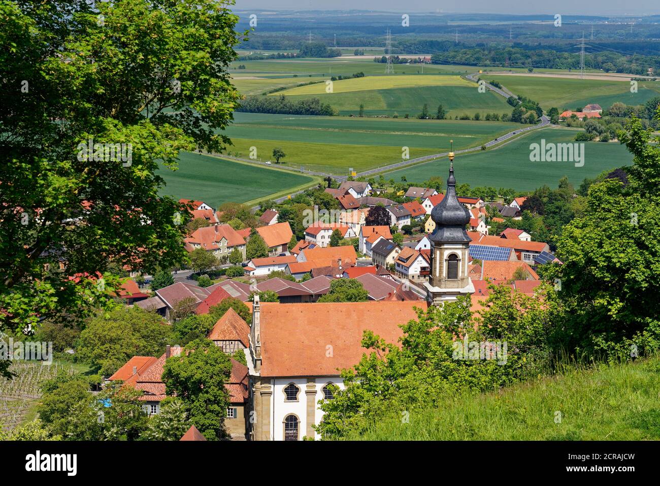 Johanniskirche in Castell, Kreis Kitzingen, Unterfranken, Bayern, Deutschland Stockfoto