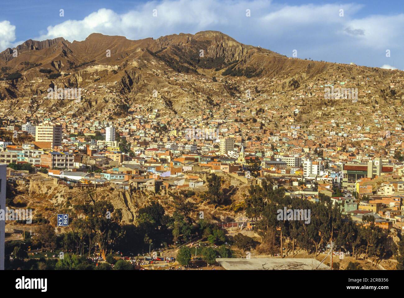 La Paz, Bolivien, Oktober 1991. Stockfoto