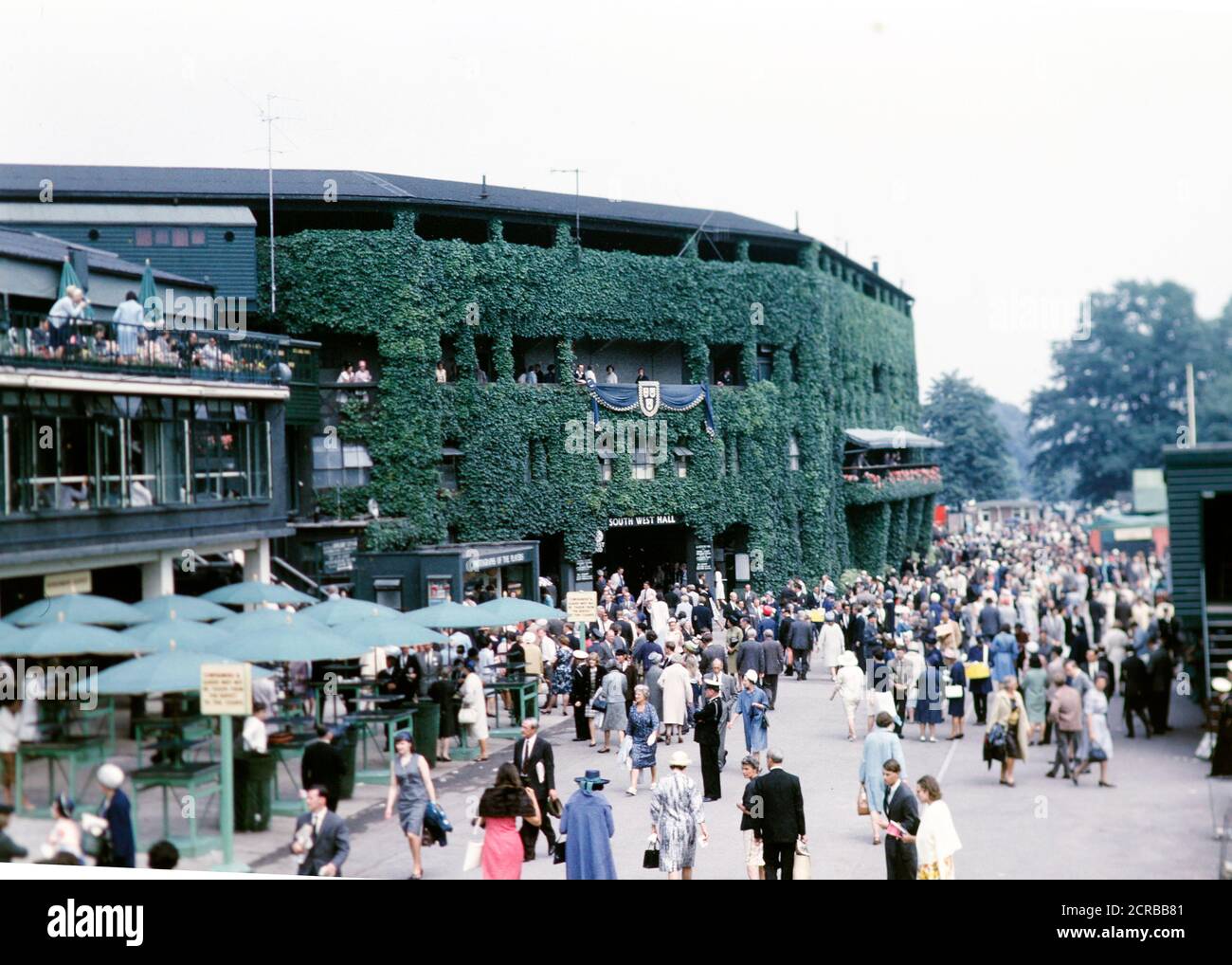 Eingang zur Southwest Hall, Wimbledon, 1965 Stockfoto