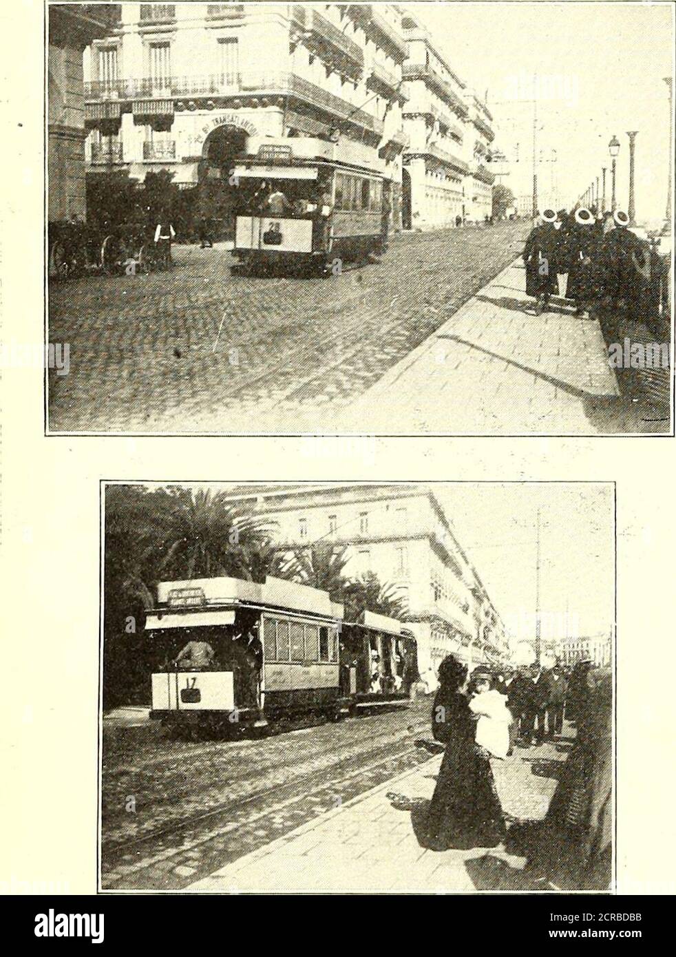 Die Straßenbahnzeitschrift . Cent für eine Entfernung von etwa 132 Metern  (425 ft.). Der minimale Curveradius beträgt 28 Meter (91.6 ft.). Die  Strecke im Zentrum der Stadt wird mit Brocarail mit