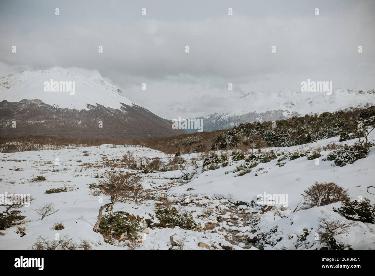 Bilder von Landschaften von Ushuaia - Ende der Welt - Argentinien Stockfoto