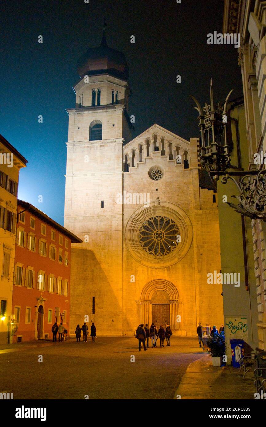 Italien Trentino-Südtirol Trentino Trento Trento Zentrum Trento Altstadt Dom Duomo Stockfoto