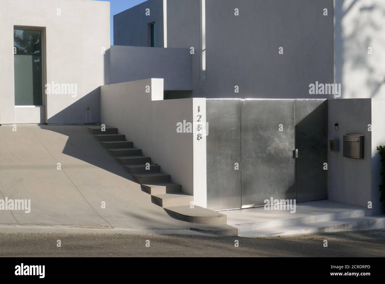 Los Angeles, Kalifornien, USA 19. September 2020 EIN Überblick über das ehemalige Zuhause von Regisseur Tony Scott am 1288 Angelo Drive am 19. September 2020 in Los Angeles, Kalifornien, USA. Foto von Barry King/Alamy Stockfoto Stockfoto