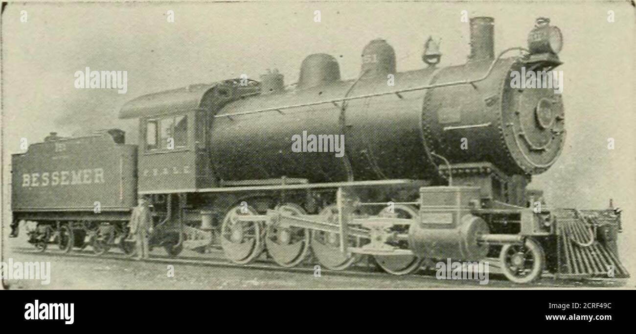 . Amtsverfahren . HERSTELLER VON ALLEN ARTEN VON STAHL MÜDE RÄDER FÜR DEN EISENBAHNSERVICE. General Office, Empire Building, 71 Broadway N. Y. City. KORRESPONDENZ ANGEFORDERT. TAVLOR Best Yorkshire Stay Bolt Eisen verwendet von den führenden Ruilroads AUCH TAYLORS BEST YORKSHIRE EISEN F*iston Stäbe, MXL^s, Seitenstangen, &tc. R. MUSHETS SPEZIAL- UND TITANIC-STÄHLE Alle diese Waren sind die STA^DARDS of Excellence. Alleinige Eepresentatives in Tlie Uiiied Slatep, Kanada und Mexiko, B. /V. JOINES SC CO. BOSTON, 1S9 Devonshire Street NEW YORK, 143 Liberty Street AMERIKANISCHE LOKOMOTIVE FIRMA, ERBAUER VON SINGLE EXPAN Stockfoto