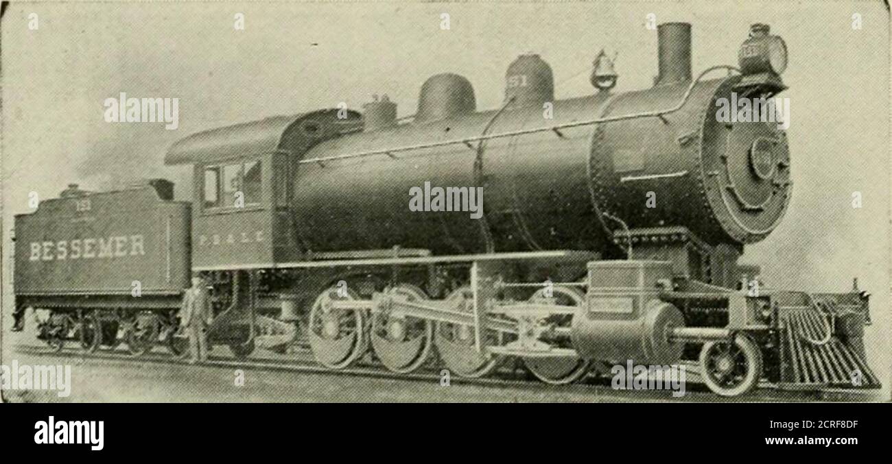 . Offizielle Verfahren . d Wheel Company HERSTELLER ALLER ARTEN VON STAHL MÜDE RÄDER FÜR DEN EISENBAHNDIENST. General Office, Empire Building, 71 Broadway N. Y. City. KORRESPONDENZ ANGEFORDERT. Best Yorkshire Stay Bolt Eisen verwendet von der führenden Eisenbahn AUCH TAYLORS BEST YORKSHIRE EISEN F*iston Rods, Axle^s, Sid^ Rods, etc R. MUSHETS SPEZIAL- UND TITANIC-STÄHLE Alle diese Waren sind die STANDARDS der Exzellenz. Alleinige Vertreter in den Vereinigten Staaten, Kanada und Mexiko, B. yv. JOINES SC oo. BOSTON, 159 Devoushire Street NEW YORK, 143 Liberty Street AMERIKANISCHE LOKOMOTIVE FIRMA, ERBAUER VON SINGL Stockfoto