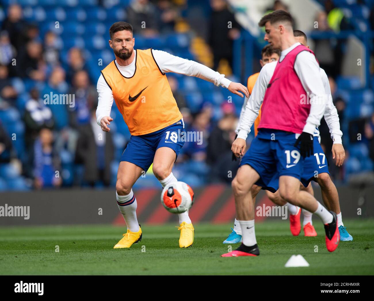 Chelseas Olivier Giroud wird zurückgerufen und beginnt mit dem FOTOKREDIT: © MARK PAIN / ALAMY STOCK PHOTO Stockfoto