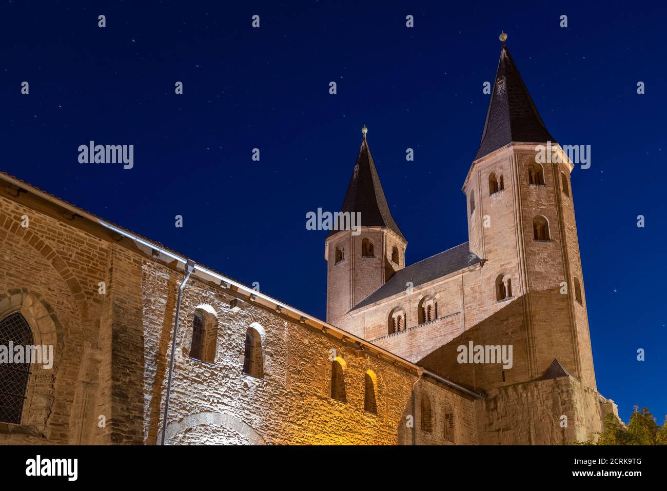 Deutschland, Sachsen-Anhalt, Drübeck, Kloster Drübeck, Kloster Nonnenkloster, Benediktinerabtei, Stockfoto