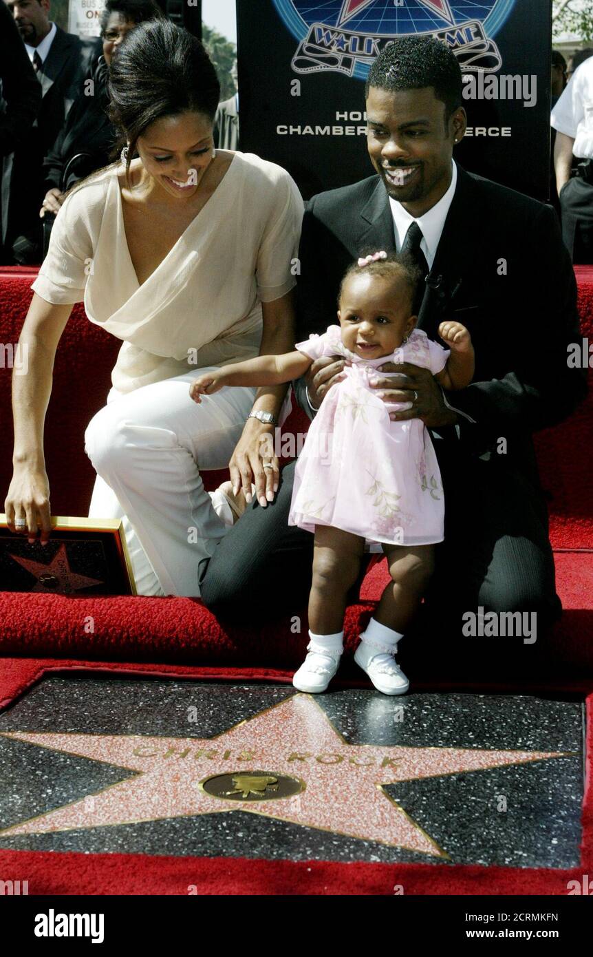Chris Rock With Wife And Daughter Stockfotos Und Bilder Kaufen Alamy