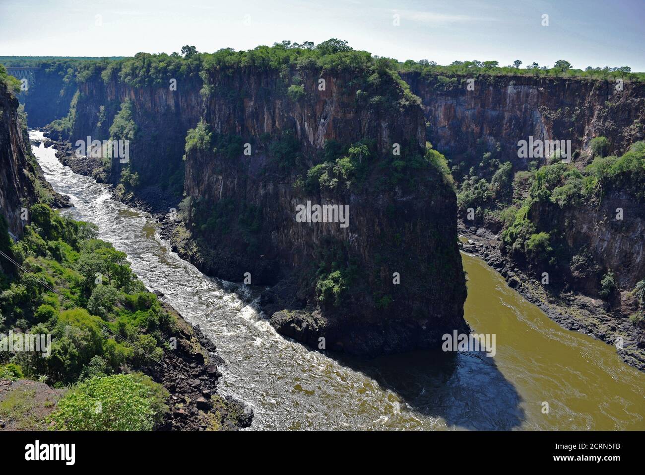 Victoria Falls in Zimbabwe Stockfoto