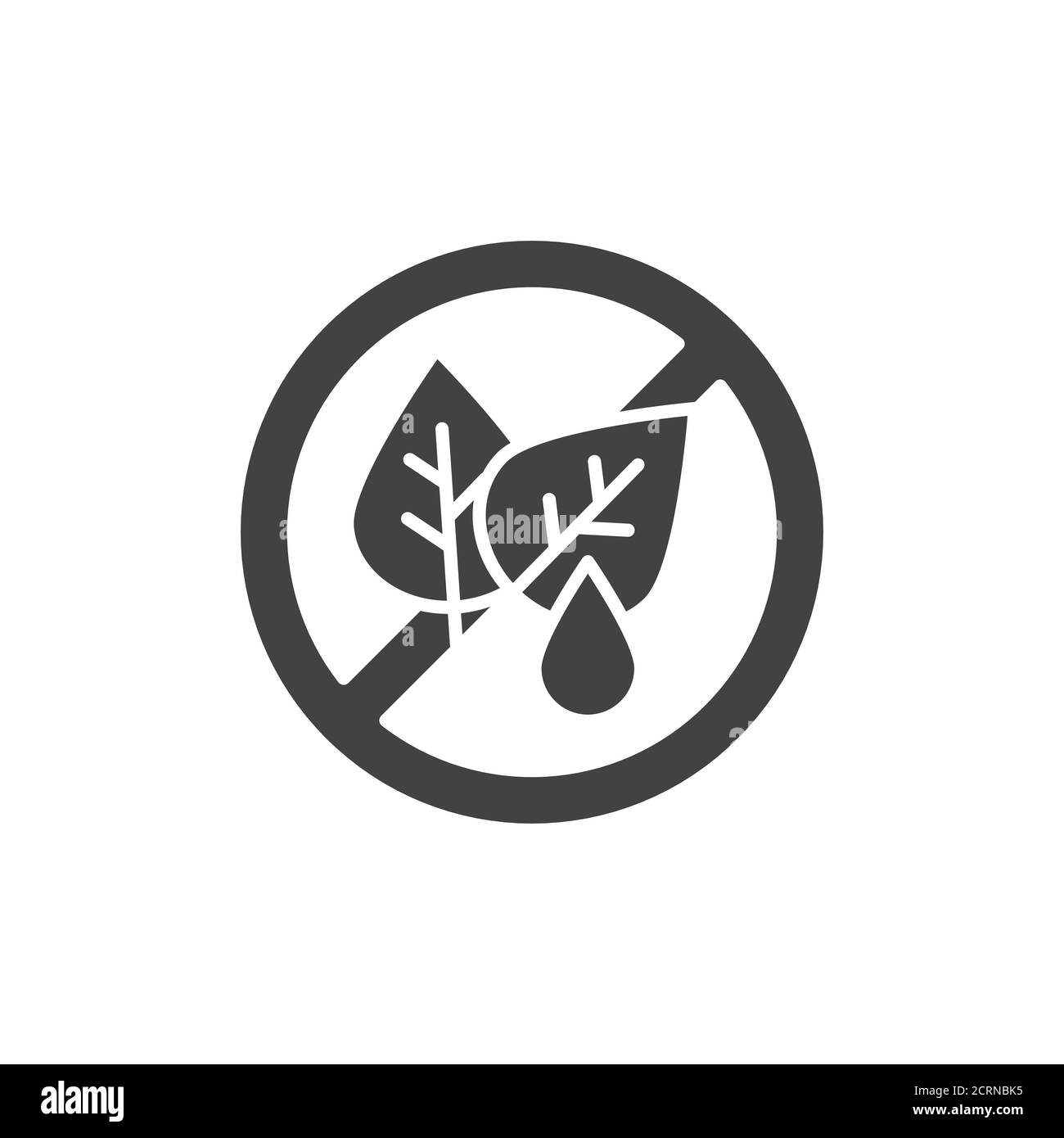 Schwarzes Glyphensymbol ohne Palmöl. Etikett für kosmetische Naturprodukt Zeichen. Zero Waste Lifestyle. Umweltfreundlich. Piktogramm für Webseite, mobile App, Promo Stock Vektor