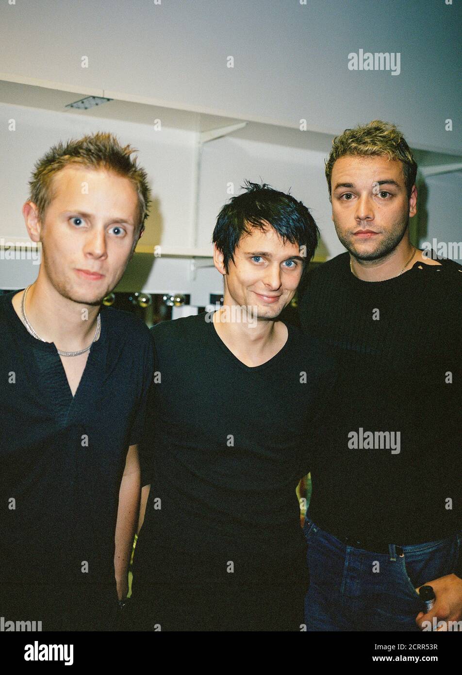 Muse Backstage im Gloria Theater in Köln 7. September 2003, Köln, Deutschland. Stockfoto