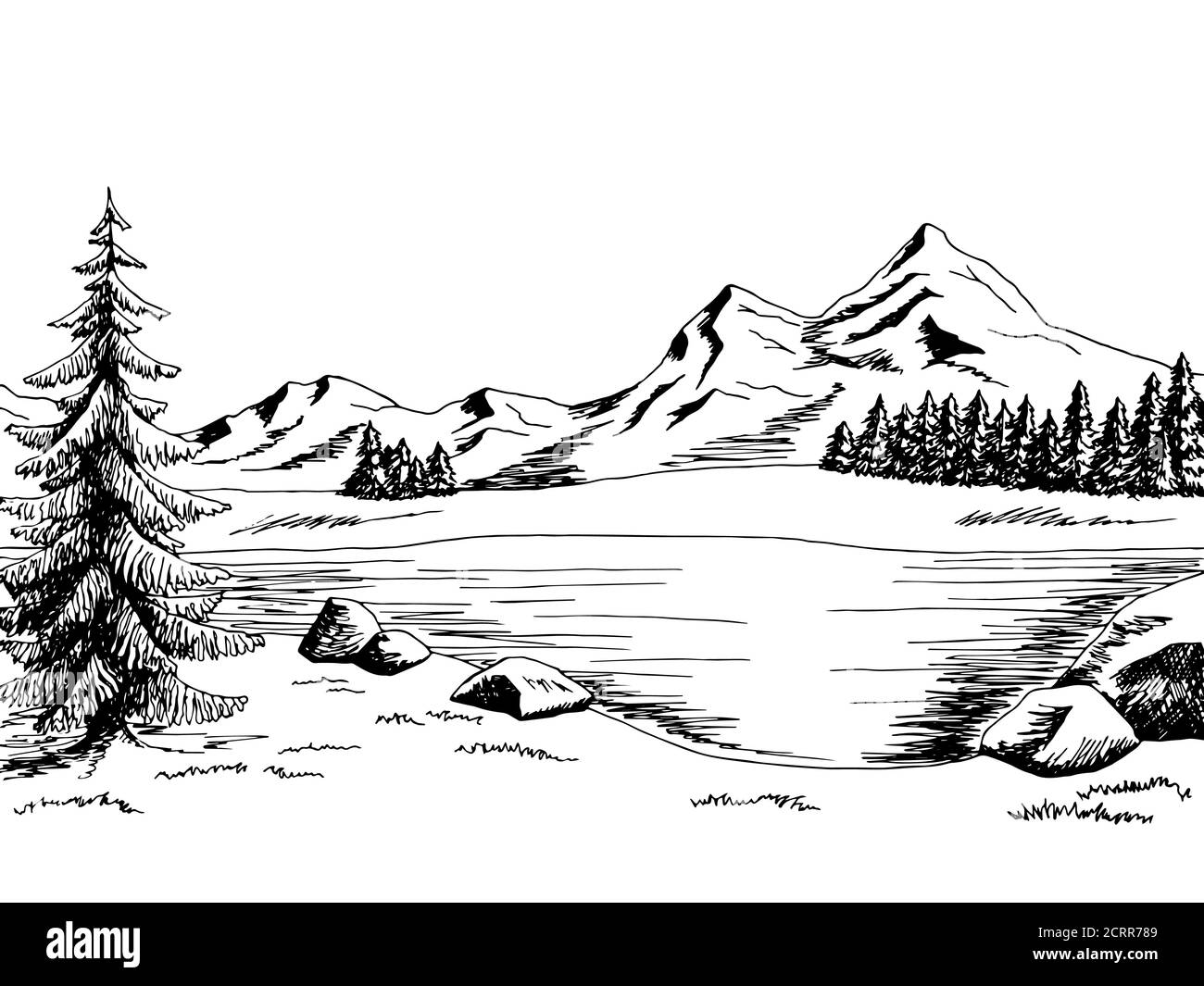 mountain-art-stock-vektorgrafiken-kaufen-alamy