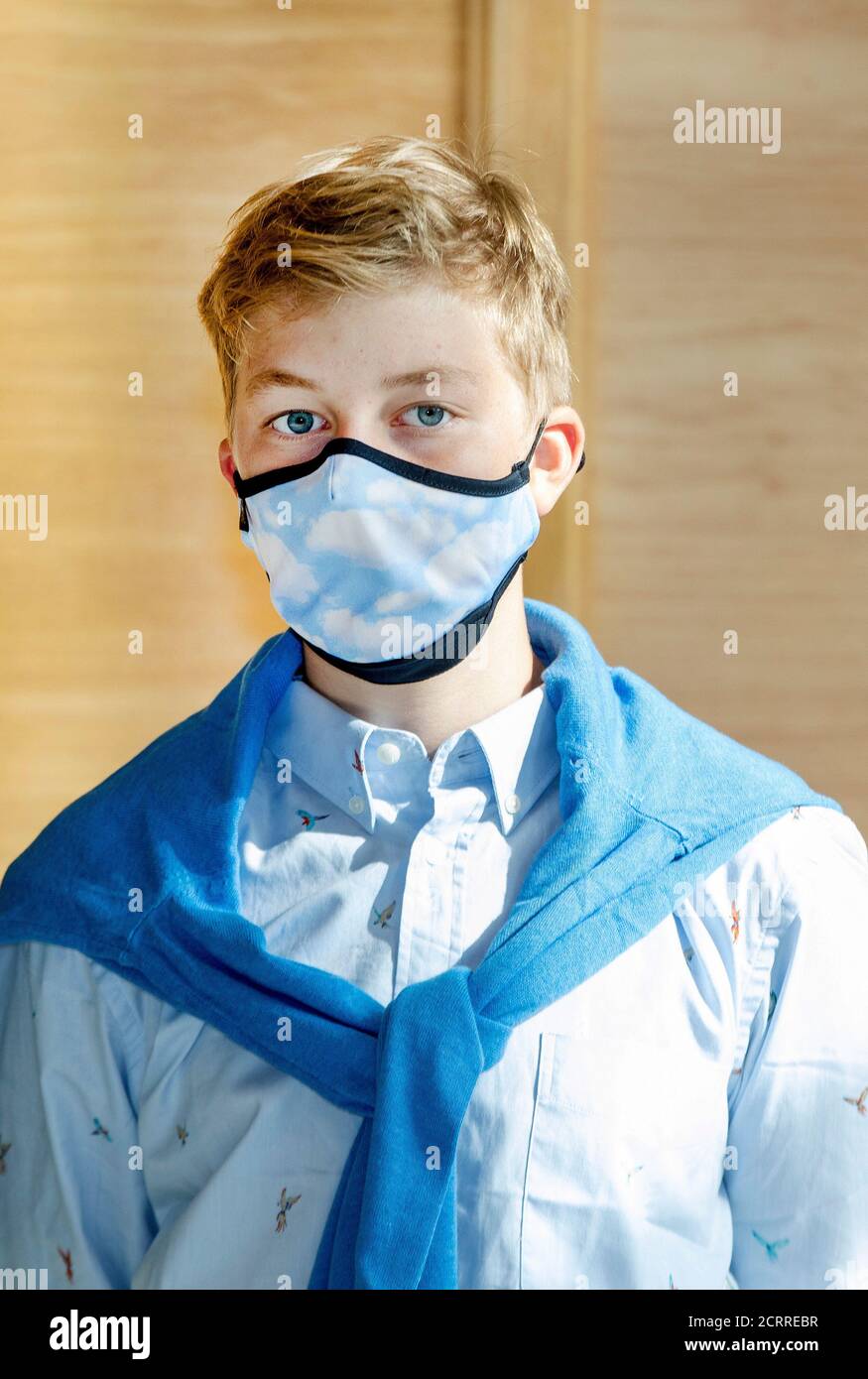 Brüssel, Belgien. September 2020. Prinz Emmanuel von Belgien im Huis van de Europese geschiedenis in Brussel, am 20. September 2020, machen sie eine Radtour anlässlich des autofreien Sonntags in Brüssel.Quelle: Albert Nieboer/ Netherlands OUT/Point De Vue Out  /dpa/Alamy Live News Stockfoto