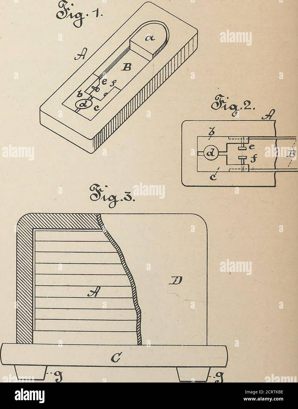 Sammlung Von Us-Patenten, Die Thomas A. Edison, 1869-1884 Erteilt Wurden. -  □ □ (Kein Modell.) T. A. Edison. Form Zur Karbonisierung Von Inoandesoents.  Nr. 263,144. Patentiert 22. August 1882.. Zeugen: Von