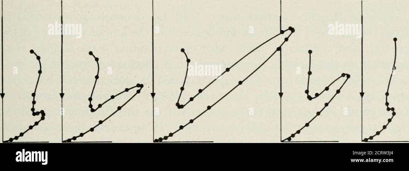 . Die Bell System technische Zeitschrift . Gazimuth Abb. 1 – Schematisches Diagramm, das die Disposition des Primärstrahls, des Nickelkristallaland-Kollektors zeigt. Der gezeigte Kristall drehte sich, um einen Hauptazimuth nach Anotherin die Beobachtungsebene zu bringen. Nachbarn konnten auf einem Bogen um den Kristall bewegt werden. Der Kristall selbst konnte um die Achse des einfallenden Strahls gedreht werden. Es war also möglich, die Intensität der elastischen Streuung in jede Richtung vor der Kristallwand zu messen, mit Ausnahme der Direktionen, die innerhalb von 10 oder 15 Grad des Primärstrahls liegen. 48 V. 54 V. 64 V 68 V. ABB. 2 – Polar Stockfoto