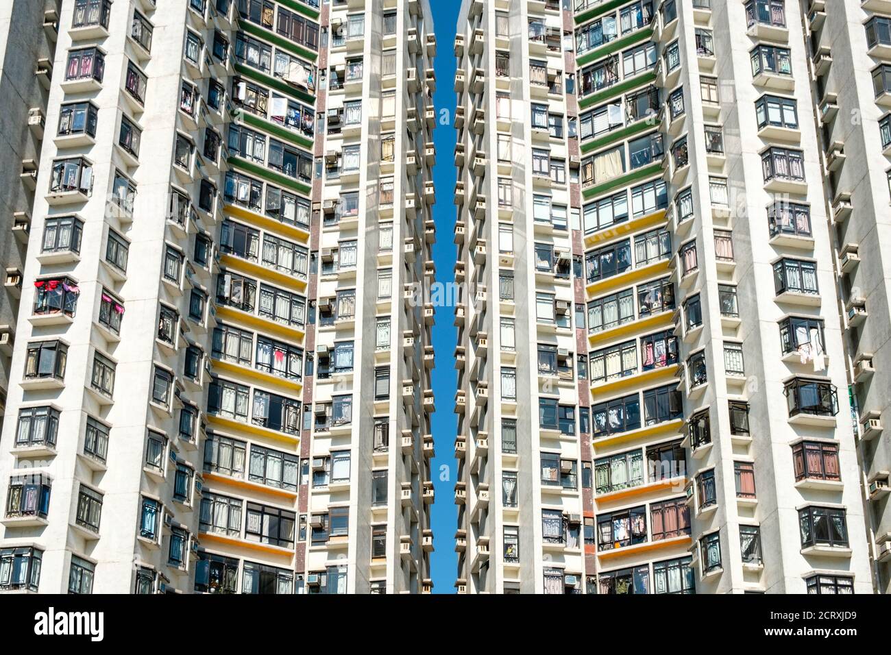 Wohnimmobilien in Hong Kong - Stockfoto