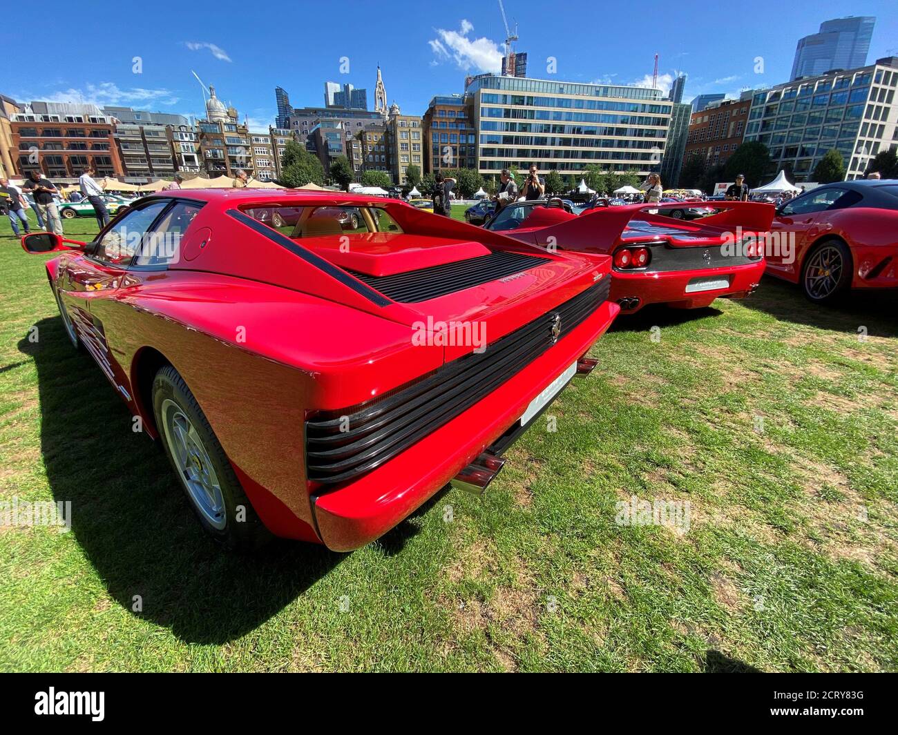 2020 London Concours bei der Honourable Artillery Company in der City of London, Vereinigtes Königreich. Die erste große Automobil-Veranstaltung, die seit Februar stattfand, wo eine Weltklasse-Sammlung von privaten Autos waren auf dem Display für die Öffentlichkeit wo: London, Großbritannien Wann: 20 Aug 2020 Kredit: Jon Gillespie/WENN Stockfoto