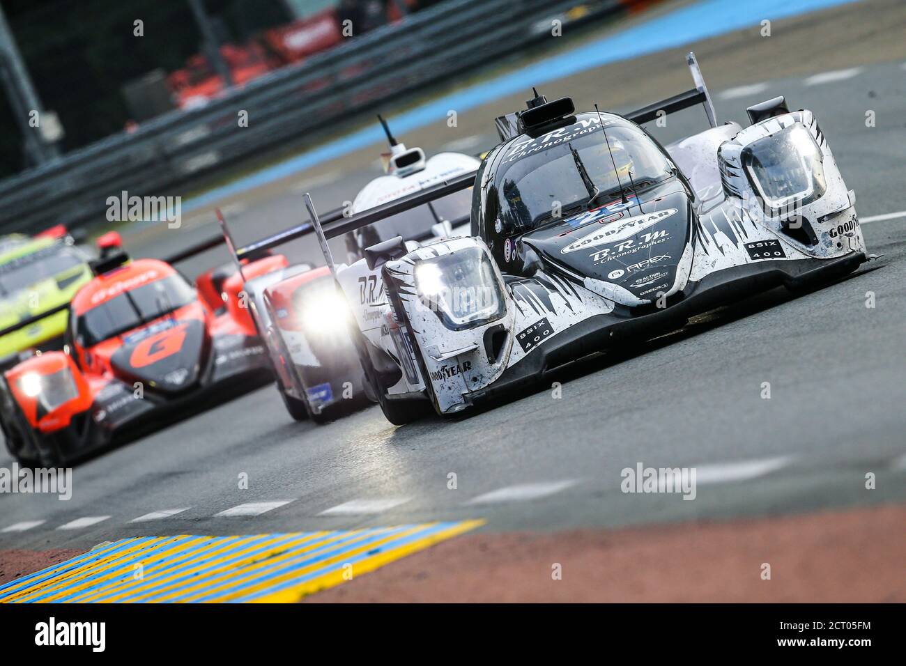 25 Falb John (usa), McMurry Matt (usa), Trummer Simon (SWI), Algarve Pro Racing, Oreca 07-Gibson, Aktion während der 2020 24 Stunden von Le Mans, 7. Roun Stockfoto