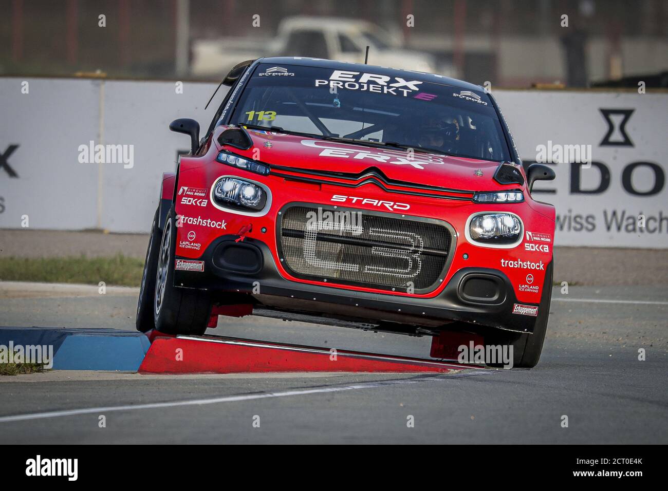 Projekt E, RAYMOND Cyril (FRA), Team Stard (AUT), Ford Fiesta, Aktion während der Neste World RX von Riga-Lettland, 5. Runde der FIA World Rallyc 2020 Stockfoto