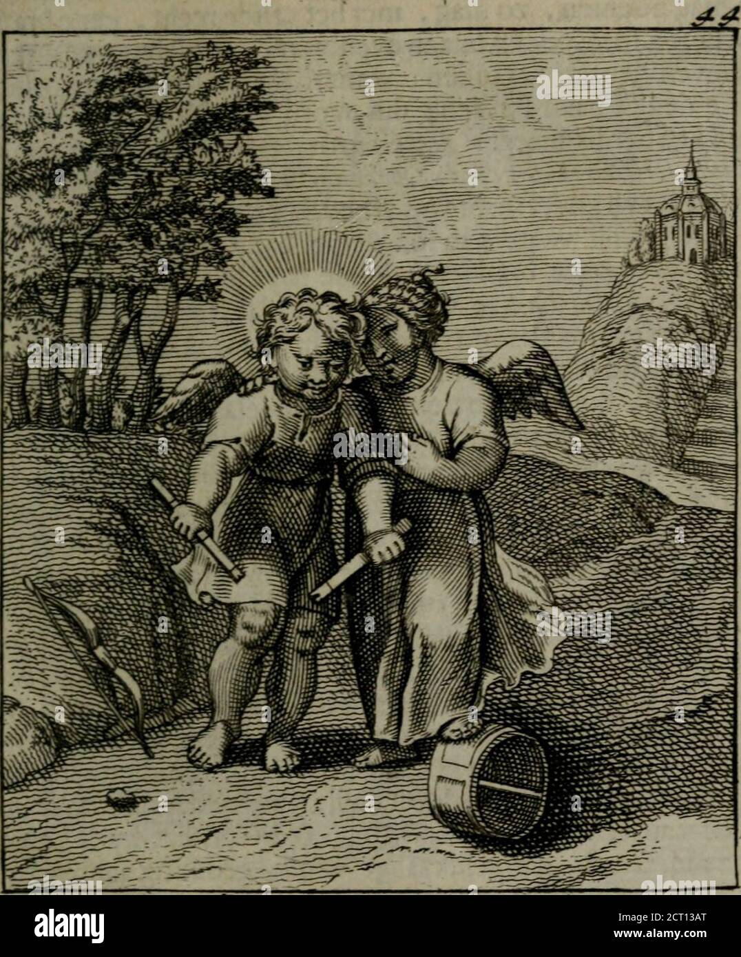 . Kl. Bruins Aanmerkingen, op Otto van Veens Zinnebeelden der goddelyke liefde . ateloosheid derGoddelyke liefde niet welken, zonder de welke niemandde zalige goedern der maatelooze eeuwigheid zal genieten. Engy, die waant veel w^ks van die fchat te maaken, wanneergy die llcgts met een bekrompen maat uitmeet; t zy in t uitdee-len uwergoedereh;aandèbehoeftigen; tzy in t vergeeven vantongelyk U aangedaan; t zyint betrachten van uw anderen. Ach, blaaft tóch uwliefdevuur op, door de Wind vaneen heilige yver, eer het uitgaat, en gy om uw laauheid vanuwen Heiland worduitgefpogen: Wnni Stockfoto