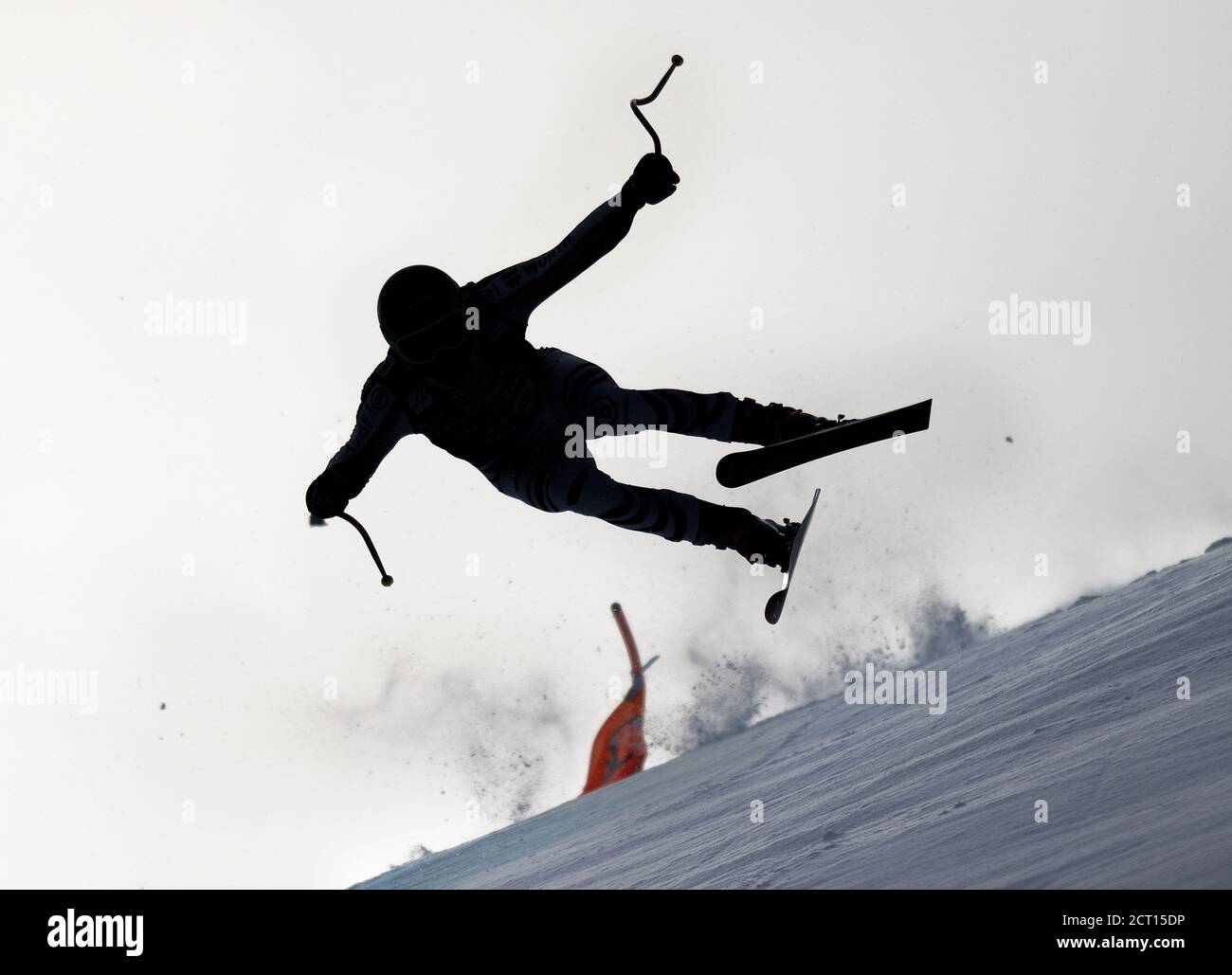 Manuel Schmid tritt im Mens Downhll in Kitzbühel an. Januar 2019. Foto: Mark Pain / Alamy Stockfoto