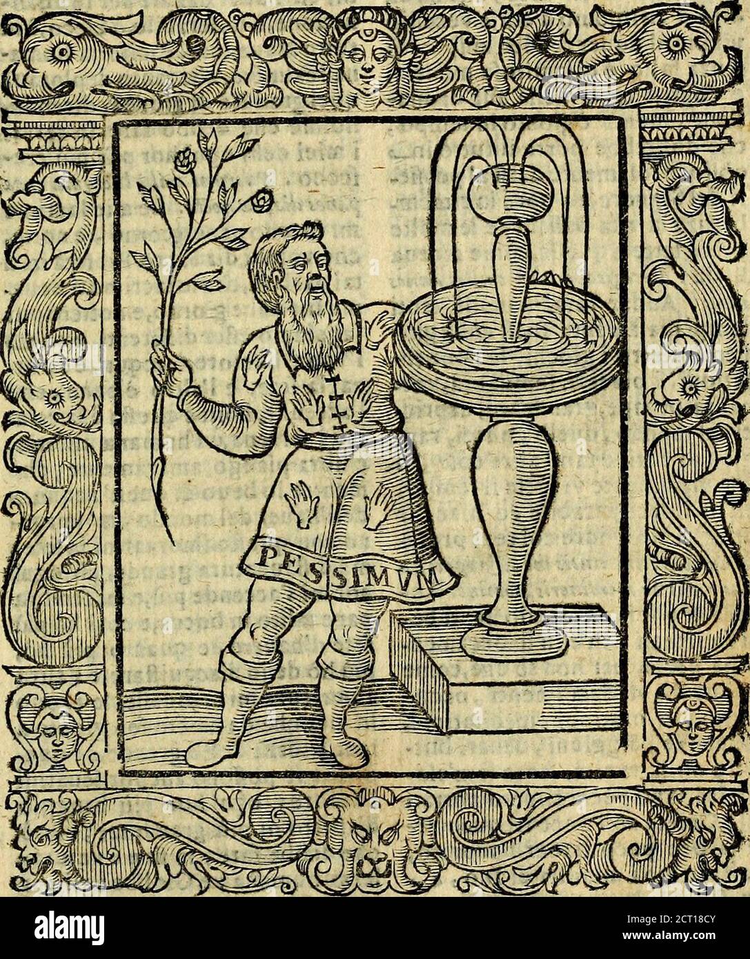 . Geroglifici morali . VEC- Vincenzio da S. Semro. 4-Si VECCHIO Ricco, ED AVARO. G. 187. Hliómo incuruato, che beue in vn fonte, e Tempre hapiù fete,tiene nel veftimento moke mani depinte con - vna cartofcinaj che dice, Peffimum, ha in mano vn .* ramo pieno di verdi foglie^efioàeftà colla faccia in- uerfo la parte dOriente.. G Ràpdè è U miferfà di morta- alta cupidigia, che fiamo a tempilì m effes cotanco inchinati noitri gionci a fegno cale » chaltro par ]^jr^ Gerogltfct del T. Fr ^JSC.iy ^AHS,7 pir che non fì Hudia, uè ad altroshà mira, Né altro H penfa/e noacome R pofla far accifto di Rob Stockfoto